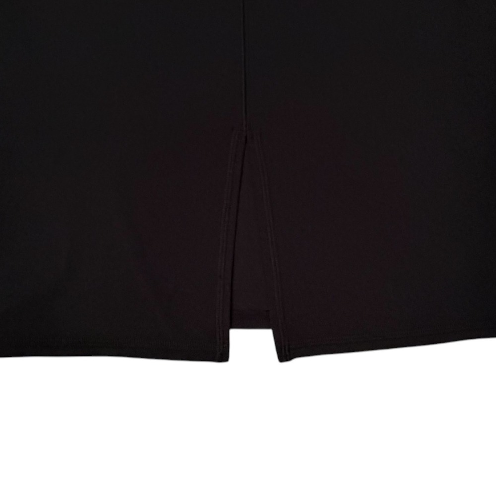 Lululemon Nulu Slim-Fit High Rise Skirt 6 Black Midi Comfort Stretch Office Work - Picture 4 of 6